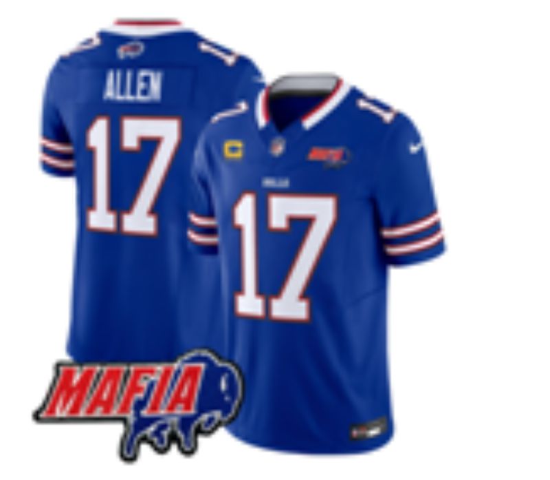 Men Buffalo Bills #17 Allen blue Nike 2025 Limited NFL Jersey style 0032->buffalo bills->NFL Jersey